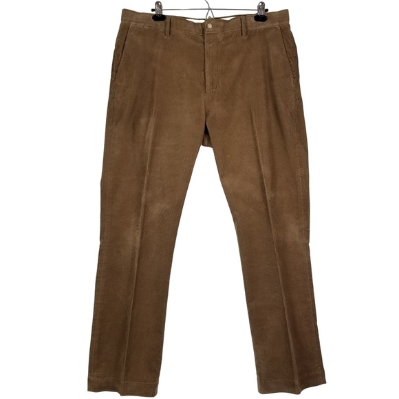 Polo Ralph Lauren Other - Polo Ralph Lauren Corduroy Pants Men 36/32 Tan‎ Stretch Classic  Brown Trousers